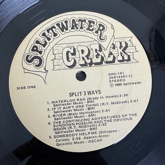 Saltwater Creek Split 3 Ways 1980 LP Vinyl Record Folk Country Music - Picture 5 of 6